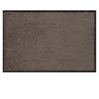 ANRO Queen Deurmat Bruin 80x60 cm - Antislip - Binnen en buiten