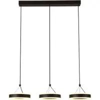 Olucia - LAVA - Hanglamp - Zwart - Vorm: Rechthoek