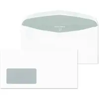Elepa enveloppen C6/5, nassklevend, met venster, wit, 1000 stuks