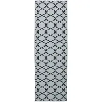 vidaXL Tapijt Runner ORIZ 1150 gsm Zwart gaaspatroon