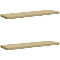 vidaXL 2-delige Bankkussens VUGHT 2 st 100% Polyester Beige