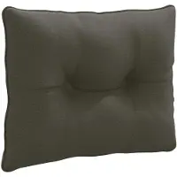 vidaXL Rugkussen PUTTEN 100% Polyester Antraciet 50 x 40 x 10 cm