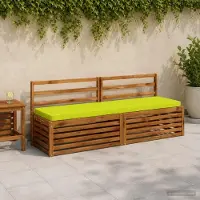 vidaXL 1-delig Bankkussen VUGHT 100% Polyester Heldere Groen.