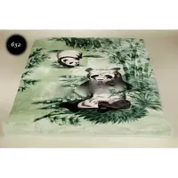 Elway Dikke Deken 160x210cm Panda - Zacht & Warm