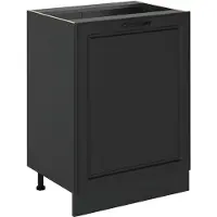 Vicco Keukenonderkast R-Line Antraciet landelijk/Antraciet 60 cm met 1 deur zonder werkblad, Model 72050