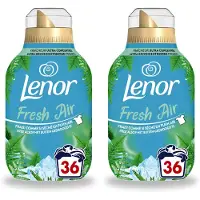 Lenor 2 x - Wasverzachter - Fresh Air Noorderlicht - Ultra Geconcentreerd - 36 Wasbeurten - Voordeelverpakking - 2 stuks