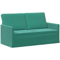 vidaXL - 2-zitsbank - Turquoise - 150 - x - 81 - x - 82 - cm - fluweel