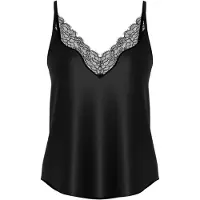 Mey Top 'Pure Shine Lace' zwart