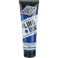 Essdee Block Printing Ink Verf voor linosnede Brilliant Blue (Ultramarine) 300 ml