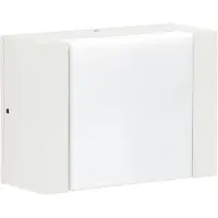 Albert Led wand buitenverlichting Padestal wit