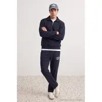 Trendyol MAN Heren Grijs Met slogan Normale taille Joggingbroeken