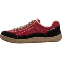 Rieker leren veterschoen voor dames, rood – extra breed