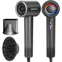 Aigostar ionische haardroger, 1600W, met diffuser, BLDC-motor, 110.000 toeren per minuut