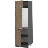 Vicco Koelkast ombouwkast R-Line Artisanaal eiken 60 cm, Model 49101