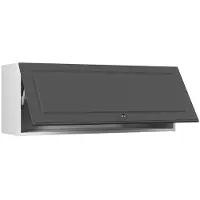 Vicco Hangkast Fame-Line, Anthrazit-Gold Landhaus/Wit, 100 cm