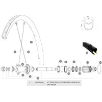 Mavic Ksyrium Pro Carbon Sl Ust 20 Achtervelg