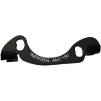 Imperial Std Post Mount Brake And Fork Adapter Zwart 180 mm