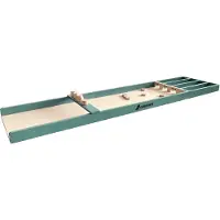 Cougar Dutch Shuffleboard Mini Naturel Groen Hout 20 Sjoelschijve 200 cm