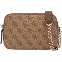 GUESS - Handtas, herhalend patroon NA1468 (one size) (beige)