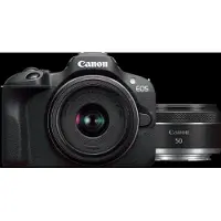 Canon EOS R100 Zwart + RF-S 18-45mm f/4.5-6.3 IS STM + RF 50mm f/1.8 STM