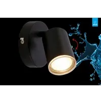 Briloner Nerida - LED Wandlamp - opbouwspot badkamer - wandspot badkamerverlichting - metaal - GU10 - IP44 - Ø10cm