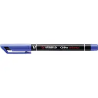 Ednet - Viltstift OHpen permanent 843/41 rond 1mm blauw | 1 stuk | 10 stuks