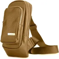 Bombata Handige schoudertasje Crossover Sling Pack Taupe