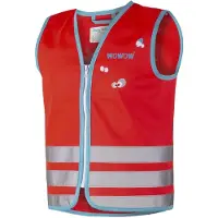 Wowow Crazy Monster Jacket fluohesje, rood S (kind)