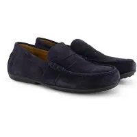 Ralph Lauren loafer donkerblauw suede