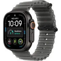 Apple Watch Ultra 4 GPs + Cellular 49mm Black Titanium Case - Translucent Ocean Band