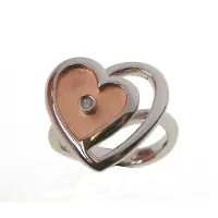 Orphelia ZR-3480/54 Zilver Ring Diamond Bicolor