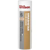 Wilson Smashstar 78 Badminton Shuttles Transparant 6 Units