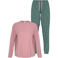 Mey Pyjama 'Little Berries' donkergroen / rosa