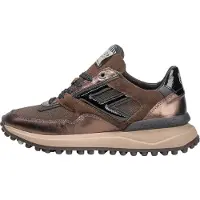 Floris van Bommel Sneakers laag 'Noppi 52' chocoladebruin / brons / zwart