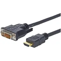 VivoLink 10m HDMI - DVI-D 10m HDMI DVI-D Zwart