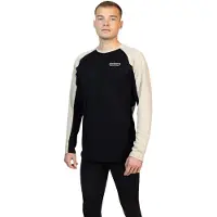 Liiteguard Merino Hybrid Longsleeve, heren, zwart/beige