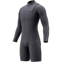 Mystic The One 3/2 Mm Long Sleeve Shorty Met Rits Aan De Voorkant