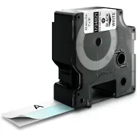 Dymo Tape 1734821 (S0773860) Zwart op wit (24 mm)