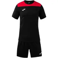 Joma Phoenix Iii Korte Mouw Set Zwart 12 Years Jongen