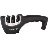 KINGHOFF Mes slijper - KH-1116 - Driefasige slijping - Compatibel met keramiek - Antislipbasis
