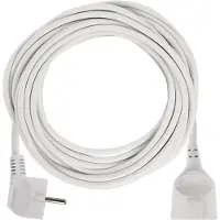 Emos Verlengsnoer 10 m / 1 stopcontact / wit / PVC / 1,5 mm², P0120R