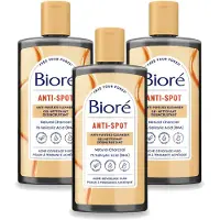 Bioré 3 x – Houtskool Anti-Puistjes Reinigingsgel – Gezichtsreiniger – 200 ml - Voordeelverpakking - 3 stuks
