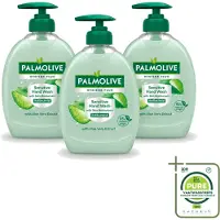 Palmolive 3 x – Handzeep – Hygiene Plus Sensitive – Pompje - 300 ml - Grootverpakking - Vaatwasstrips - Gevoelige Huid - Handzeep - Hygiëne - Aloë Vera - Dermatologisch Getest