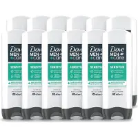 Dove 12 x - Shower Gel - 3-in-1 - Men Care Sensitive - Verfrissend en zacht - 400 ml - Voordeelverpakking - 12 stuks