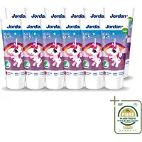 Jordan 12 x - Kids - Tandpasta - 0-5 jaar - Milde fruitsmaak - 50 ml - Wasstrips - Tandpasta Voor Kinderen - Tandpasta 0-5 Jaar - Melkgebit Bescherming - Kindertandpasta - Fluoride 1450 Ppm