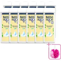 Le Petit Marseillais 12 x – Douchecrème – Lait – 400 ml - Bulkverpakking - Douchecrème - Douchemop - Huid verzorging