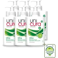 Unicura 6 x - Vloeibare Zeep Ultra - Verzorgend - 250 ml Pomp - Grootverpakking - Vaatwasstrips - Handzeep - Antibacteriële Handzeep - Hygiëne - Handverzorging - Natuurlijke Handzeep