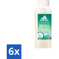 Adidas 6 x – Douchegel – Active Skin & Mind Skin Detox – 250 ml - Douchegel - Huidverzorging - Detox - Exfoliatie - Abrikozenpit