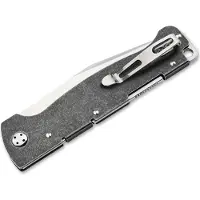 Böker Plus Atlas Backlock Big 01BP0062 Satin 12C27, Stonewashed Stainless Steel, zakmes