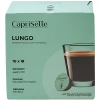 Caprisette Koffiecapsules compatibel met NESCAFÉ Dolce Gusto Lungo, 16 st.